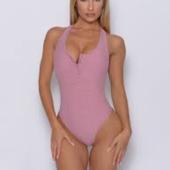Bombshell Sportswear Tops - BOMBSHELL SPORTSWEAR The Perfect Bodysuit in Rose/Blush XS